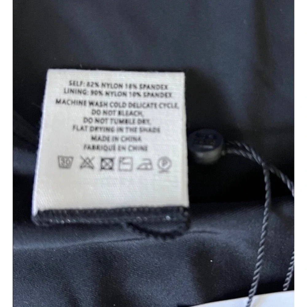 NWT RUMORED Minimal One-Piece Swimsuit in‎ Black XL